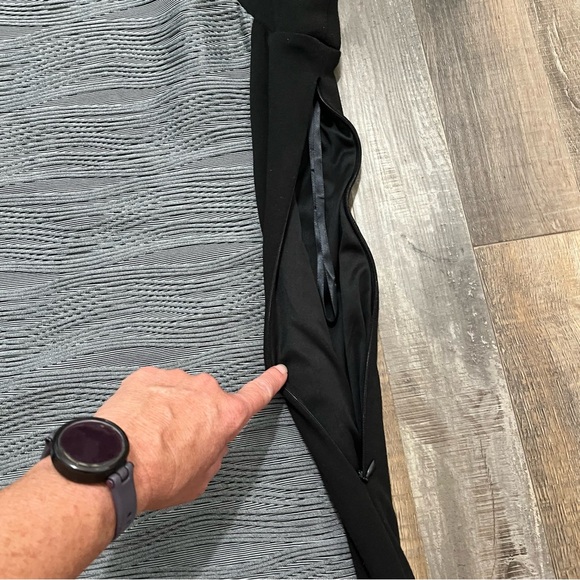 Calvin Klein Sleeveless Sheath Dress with Textured Panels - Picture 12 of 13